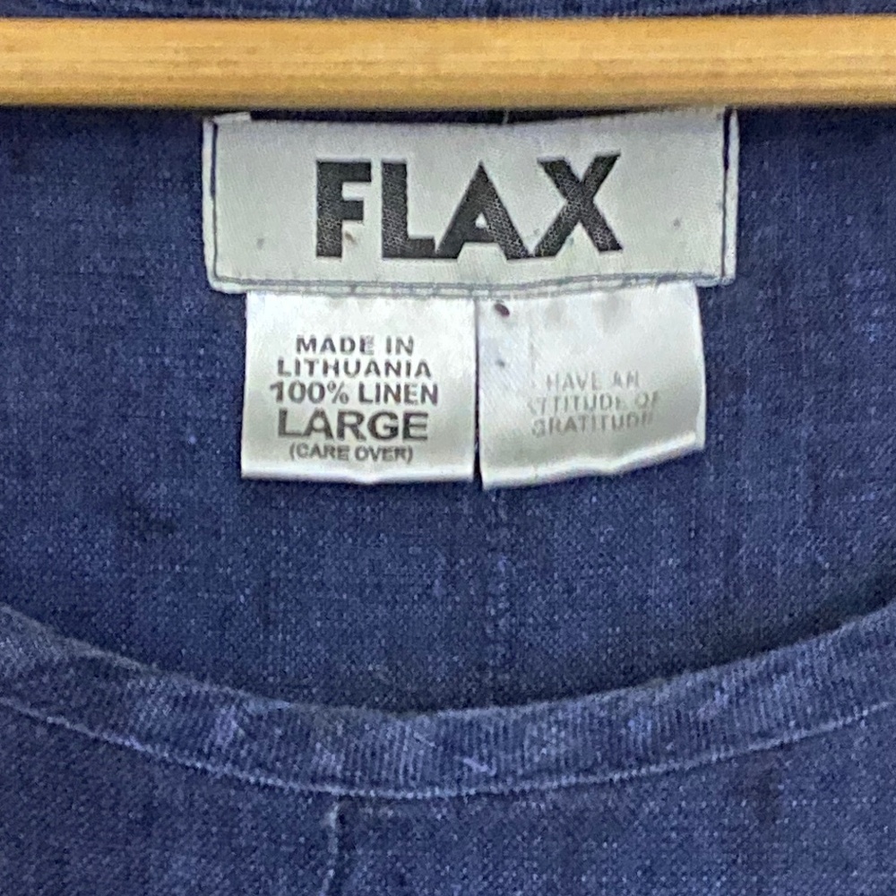 FLAX dress ~ mini tunic ~ Large - Picture 2 of 8